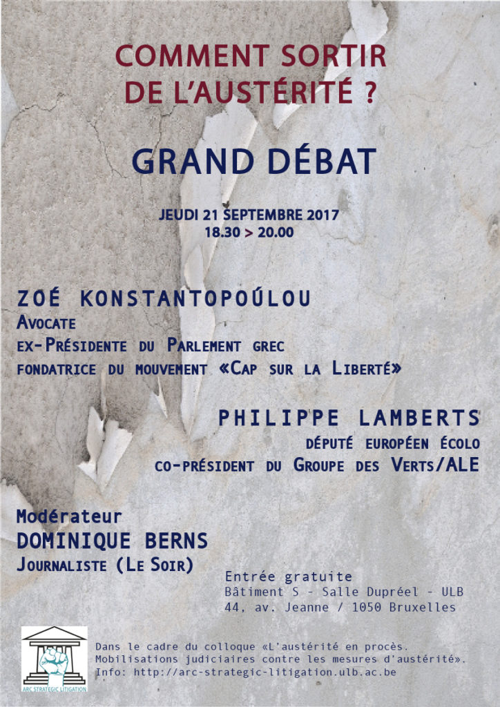 COMMENT SORTIR DE L AUSTERITE